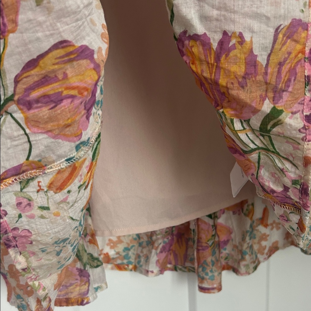 Fate: With Love Orange Floral Dress size M - Picture 5 of 8